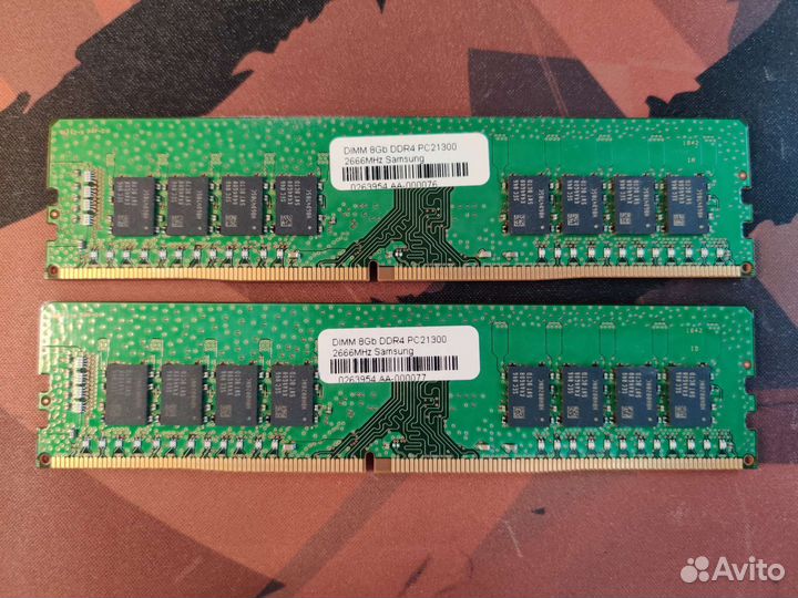 Оперативная память Samsung ddr4 16gb 3200c16