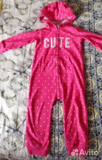 Флисовый комбинезон carters 92