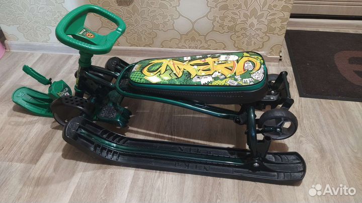 Снегокат с колесами Nika тимка