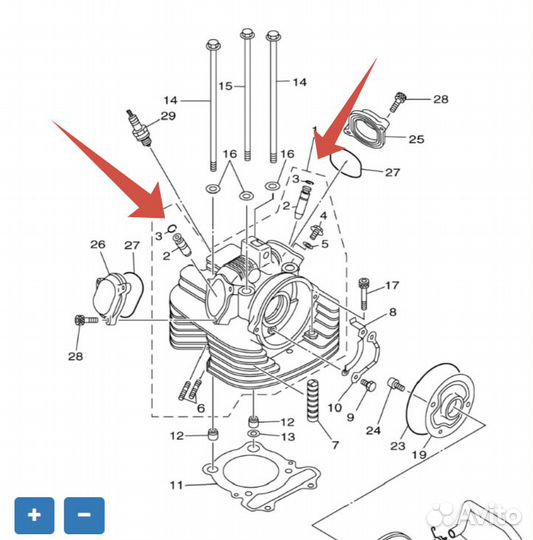 Стопорное кольцо Yamaha 93440-12052-00