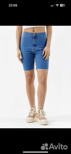 Шорты женские, 2 штуки, голубые и сиреневые