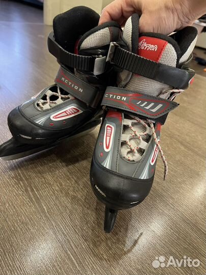 Коньки раздвижные 30-33