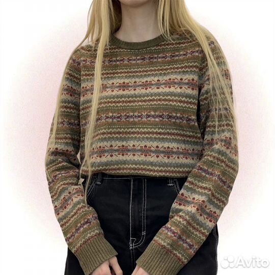 Винтажный свитер y2k