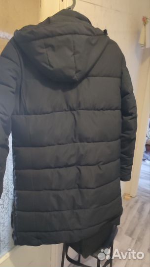 Пуховик зимний мужской удлиненный
