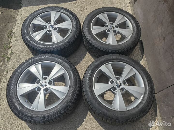 Колёса зима 205/55R16 Шкода Октавия А7,А5 оригинал