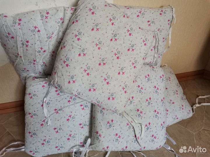 Бортики в детскую кроватку бу