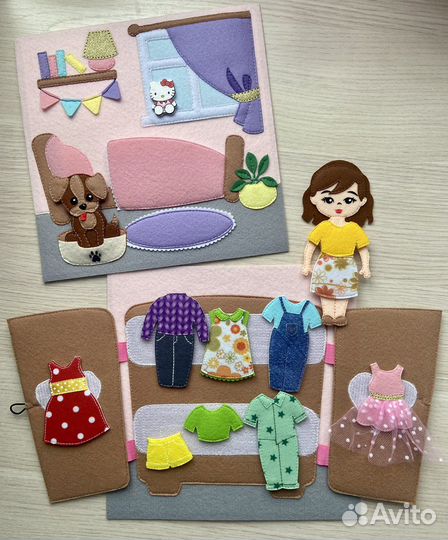 Кукольный домик из фетра