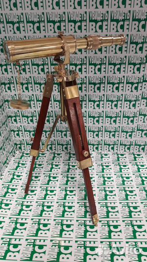 Телескоп Рэтро Латунь цвет gold