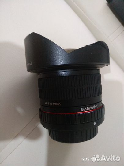 Объектив samiang 8mm