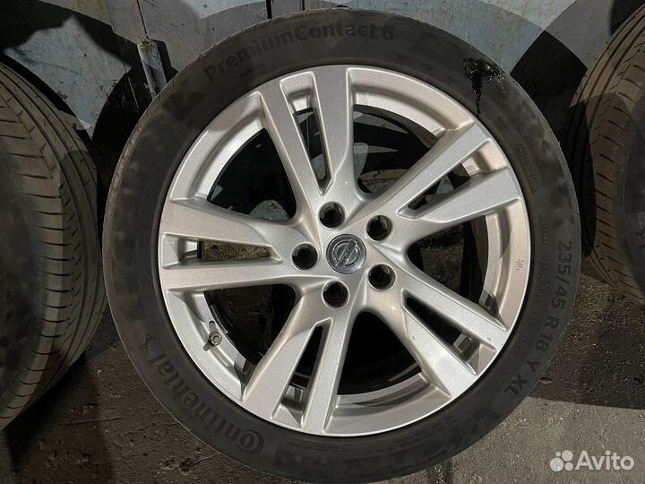 Литые диски nissan/infinity r18
