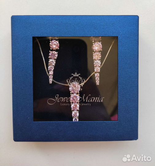 Серьги и подвеска jewel mania