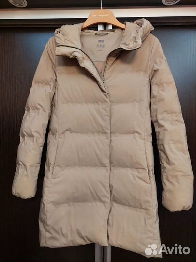 Пуховик женский uniqlo s 44-46 оригинал