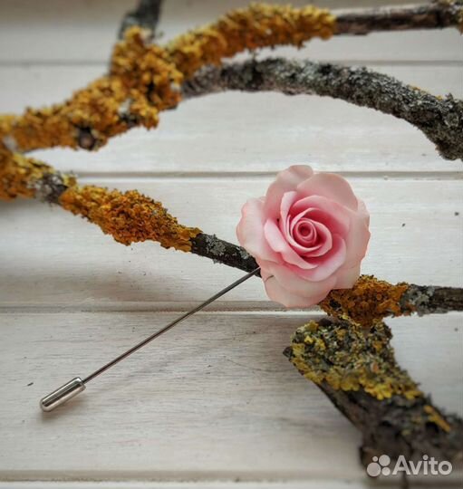 Брошь из полимерной глины