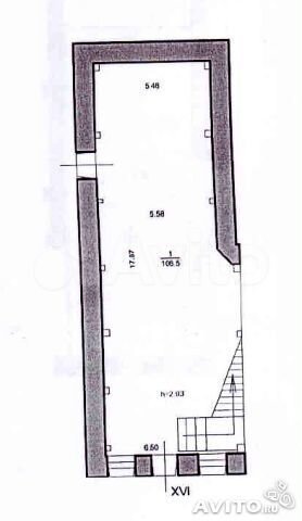 Помещение свободного назначения, 106 кв м