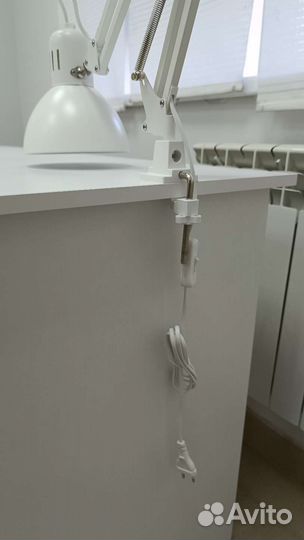 Лампа Терциал Икеа IKEA белая