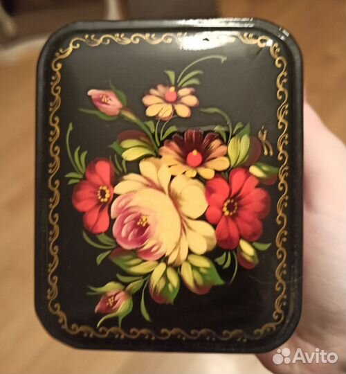 Шкатулка деревянная лаковая