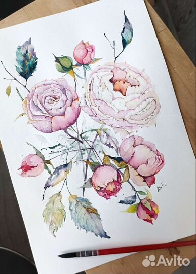 Картина акварельная 