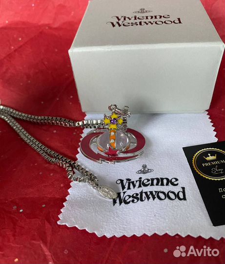 Vivienne westwood orb кулон подвеска