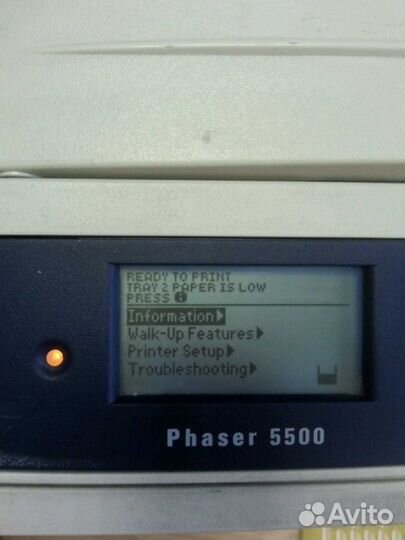 Принтер лазерный Xerox Phaser 5500DN, ч/б, A3 сеть