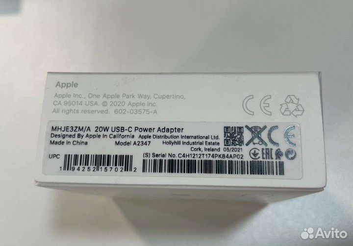 Adapter iPhone USB-C 20W оригинал