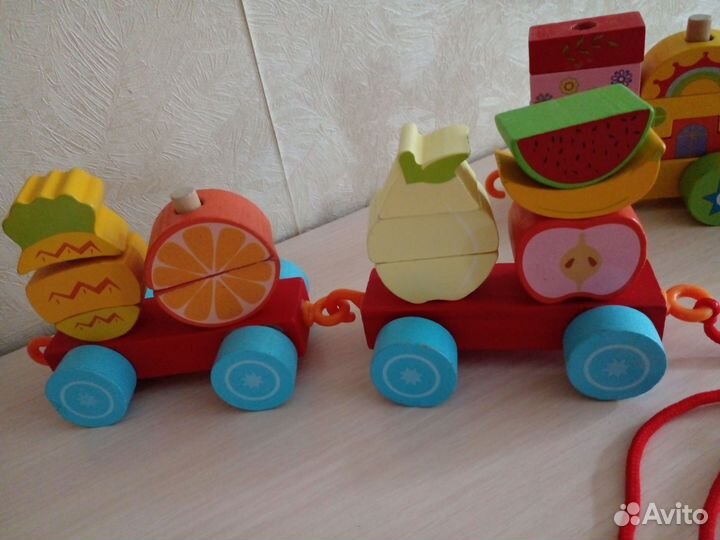 Паровозики/вкладыши/черепаха/стучалка/богатыри
