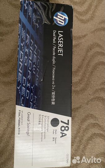 Картриджи для принтеров hp laserjet 78A