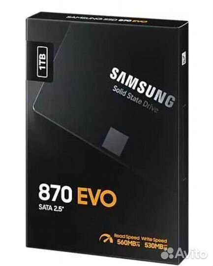 SSD Samsung 870 EVO MZ-77E1T0BW 1тб
