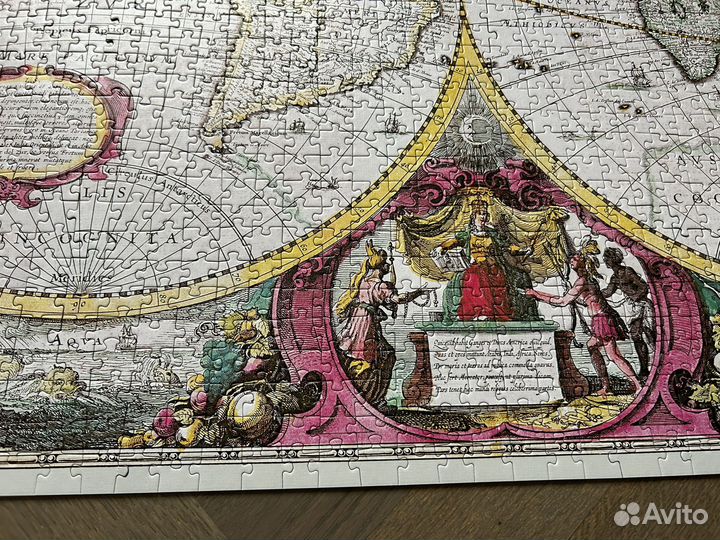 Trefl пазлы историческая карта мира 2000 деталей