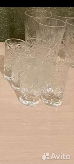 Хрустальные Фужеры и рюмки СССР