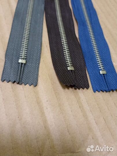 Молнии металлические неразъёмные 40 см