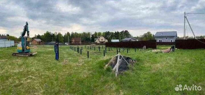 Фундаменты на винтовых сваях