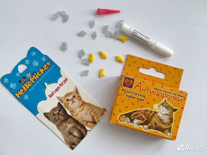 Антицарапки когти накладные для кошек