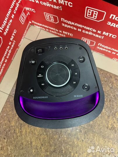 Портативная музыкальная система Soundmax SM-MS4205