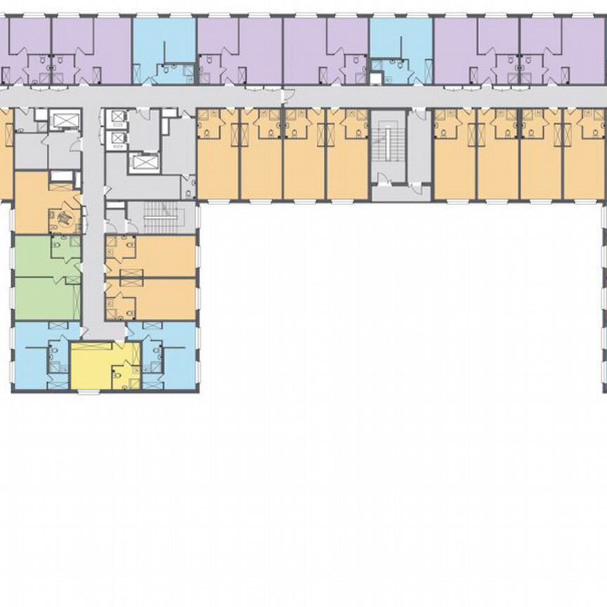 1-к. апартаменты, 43 м², 3/29 эт.