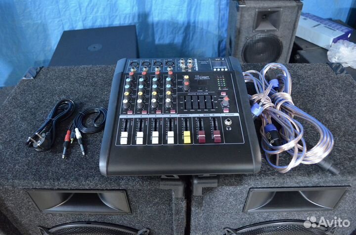 Комплект звука в банкетный зал, кафе, клуб итд