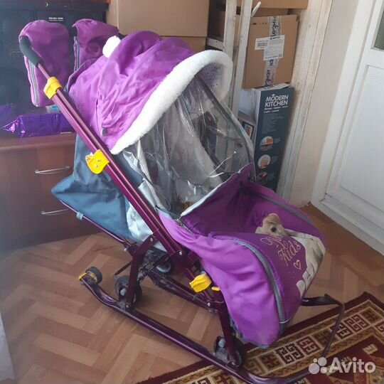 Санки коляска ника