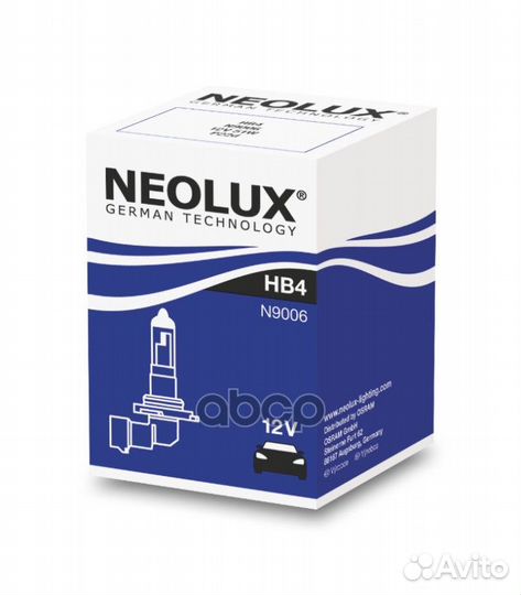 Лампа neolux HB4 51W N9006 Neolux