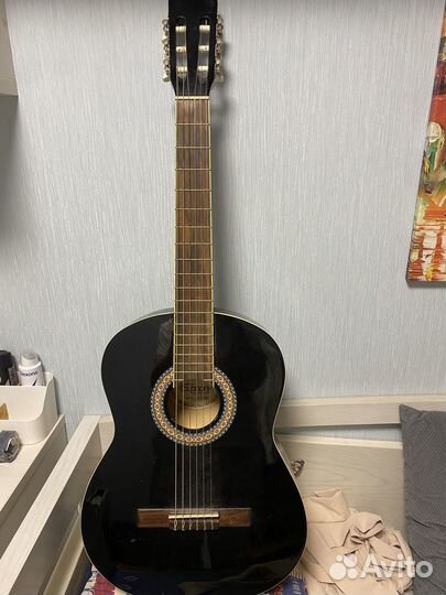 Черная классическая гитара Euphony EC 100BK