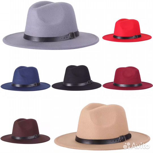 Шляпы фетровые (классическая гамма)