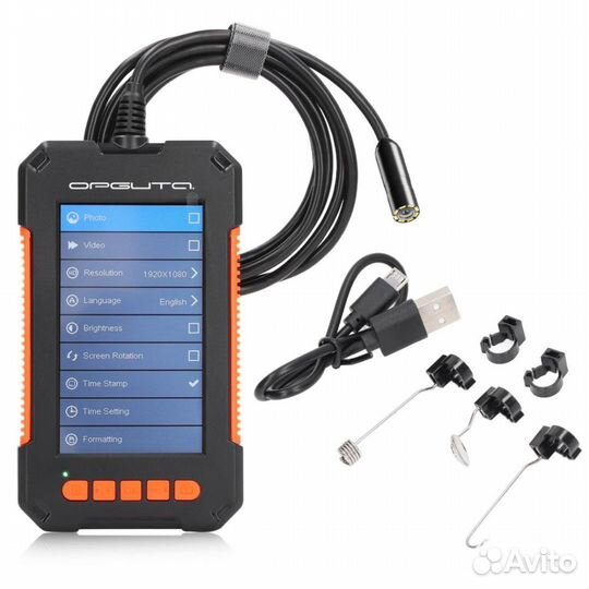 Видеоэндоскоп эндоскоп с экраном, гибкая камера