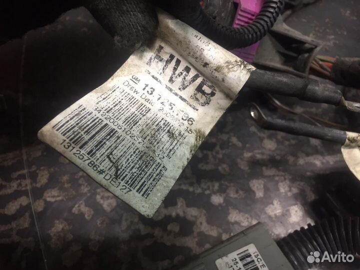 Проводка двигателя Astra H Zafira B Z22YH