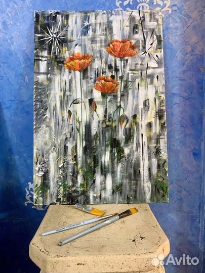 Интерьерная картина акрил на холсте