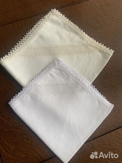 Салфетка лен винтаж Европа