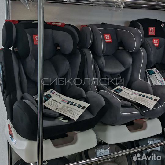 Автокресло детское 0-36 кг. крепление штатным рем