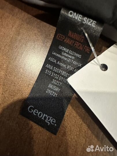 Новый шарф из плащевой ткани 114х29. George