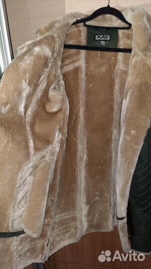 Дубленка женская зимняя 44