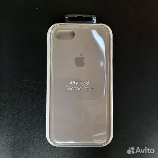 Силиконовый чехол на iPhone 7/8/se2020 серый