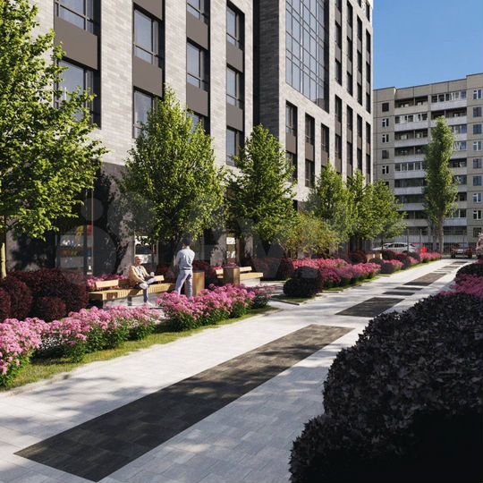 2-к. квартира, 61,7 м², 22/22 эт.