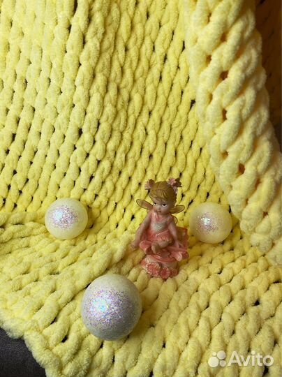 Плед детский плюшевый