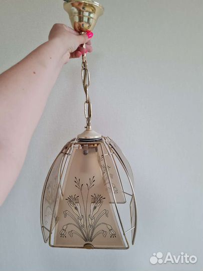 Светильник потолочный подвесной бу